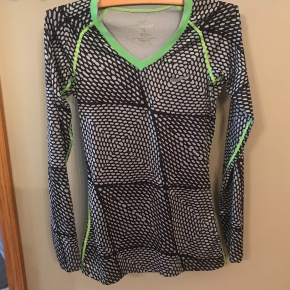 Nike pro fitted long sleeved running shirt - Picture 1 of 4